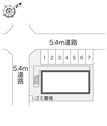 ★手数料０円★名古屋市中川区南脇町１丁目　月極駐車場（LP）